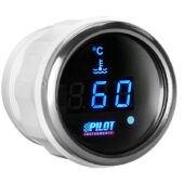 Crni digitalni sat merač temperature vode (cajger) fi 52mm - Lampa 10138